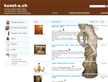 Tablet Screenshot of kunst-z.ch